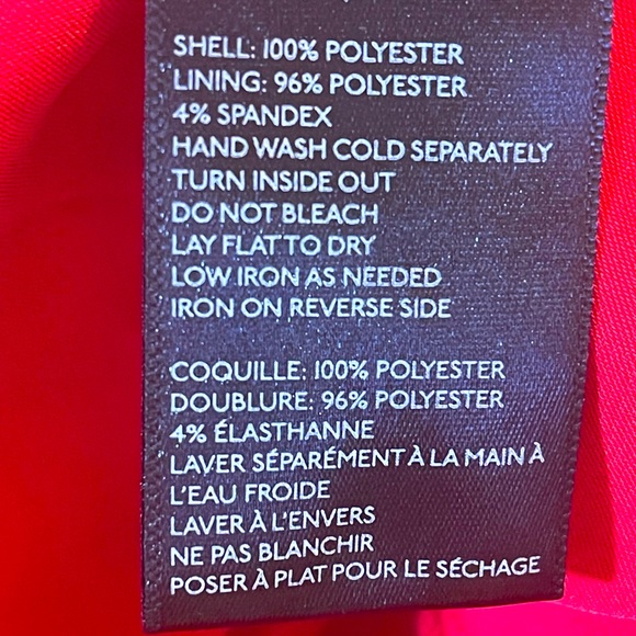 URBAN OUTFITTERS Red Wide leg Jumpsuit W/Halter Style Neckline & Side Zip Sz 2. - Picture 11 of 11